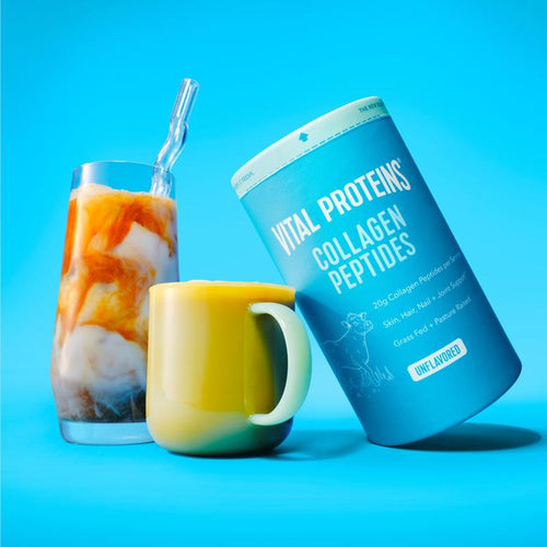 Vital Proteins Collagen Peptides Powder, Promotes Hair, Nail, Skin, Bone and Joint Health, Zero Sugar, Unflavored 10 OZ